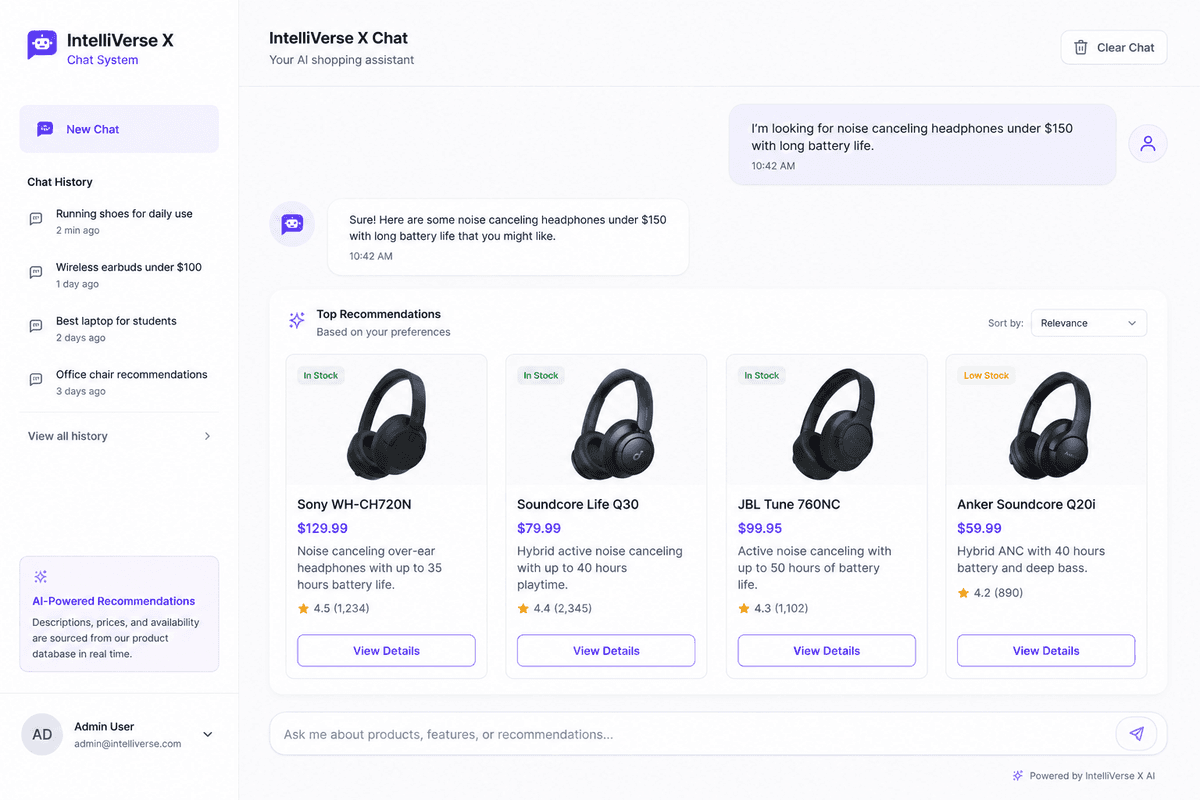 IntelliVerse X Chat