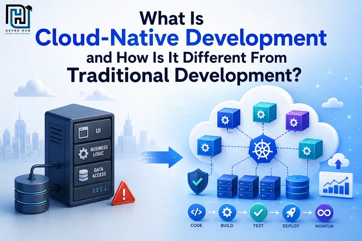 What Is Cloud-Native Development and How Is It Different From Traditional Development?